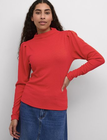 Kaffe Karobin Blouse - Red - XXL