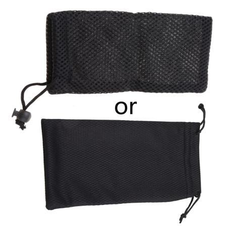 Enfärgad mjukt tyg Solglasögon Glasögon och mobiltelefonprylar Tillbehör Ärmväska Fodral med dragsko