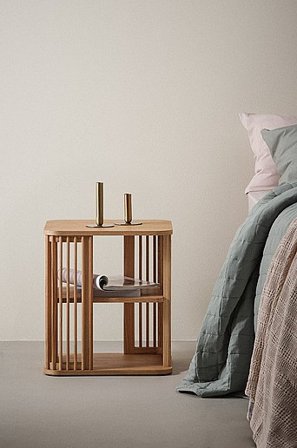 Jotex - Nachtkastje Naturel Naturel - TARIV - Koop Nachtkastjes bij Jotex