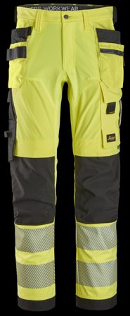 Snickers Workwear 6232 Midjebukse gul/svart Gul/Svart, Klær