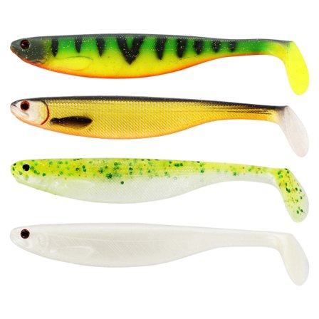 Westin Shadteez Slim 7,5cm, 3g (4-pack) - Dark Water Mix 18