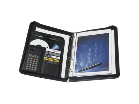GENIE Schreibmappe Exclusiv inkl. Taschenrechner