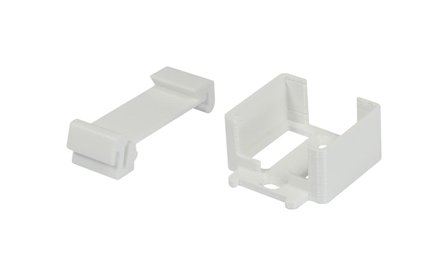 Shelly / Kombinierbarer Wand-/ Hutschienenhalter für Shelly MINI Serie - Wand- und Hutschiene