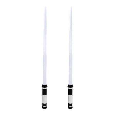 Star Wars -valomiekka, 2 kpl, sisäänvedettävä laser-miekka ääni- ja valoefekteillä, rekvisiitta NR.8949-