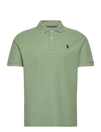 Uspa Polo Alfred Men Polos Short-sleeved Grønn U.S. Polo Assn.*Betinget Tilbud