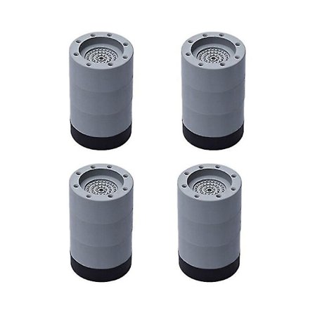 Vaskemaskin føtter sklisikre gummiføtter antivibrasjon vaskemaskin stativ (8,5 cm)