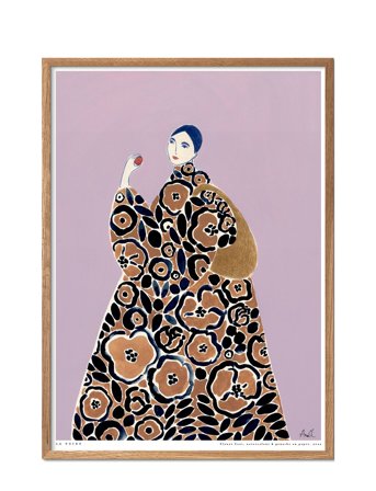 Poster & Frame La Poire - Flower Coat - Multi/patterned - 70X100CM