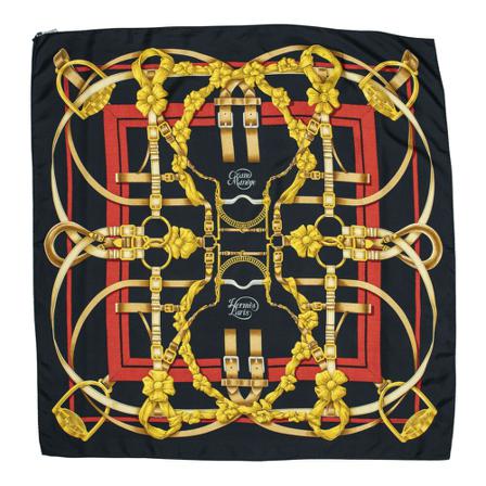Hermès Vintage, Pre-owned Scarf Zwart, Dames, Maat:ONE Size