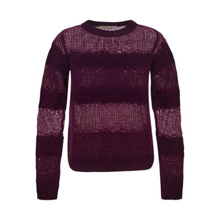 Liviana Conti Round-neck Strik Lilla, Dame Striktrøjer