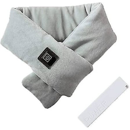 Heating Scarf Neck Heated Scarf Washable Adjustable Temp Rechargeable With Power Bank Usb Electric Heating Pad Winter Warm Soft Scarves For Men Women