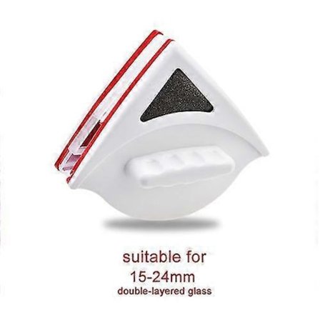 Dobbeltsidet Magnetisk Vinduesrenser Ultrastærk Begge Sider Glasoverflade Rengøringsbørste Værktøj Med Ergonomisk Håndtagsdesign