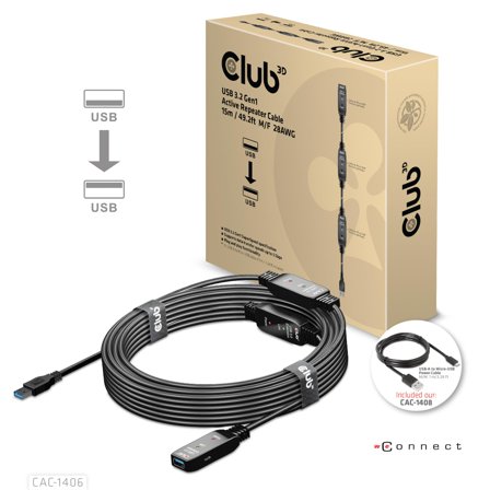 Club 3D USB-utvider - USB 3.2 Gen 1