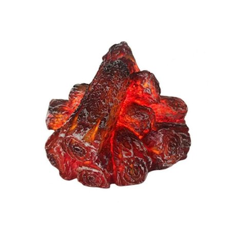 [LCS] Återanvändbar Praktisk LED Simulerad Eldstad Kol Lampa Säker Nattlampa Realistisk för Vardagsrum