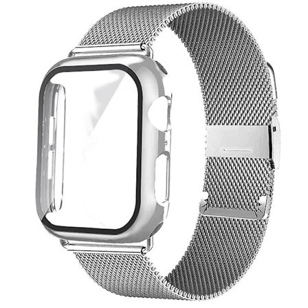 Magneettinen Loop+ -kuori Apple Watch -rannekkeelle 44mm 40mm Iwatch -rannekkeelle 41mm 45mm Metalliranneke Correa Apple Watch Series Watch 6 4 3 7