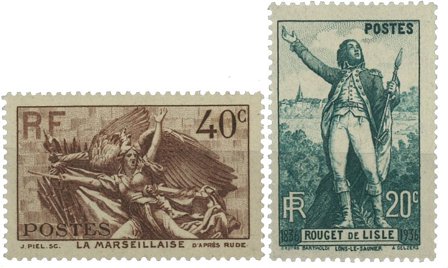 Frankrig 1936 - YT 314-315 - Ubrugt