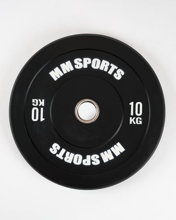 MM Sports Bumper Plate, 10 kg, Träningstillbehör, Träningsredskap, Skivstänger & Vikter