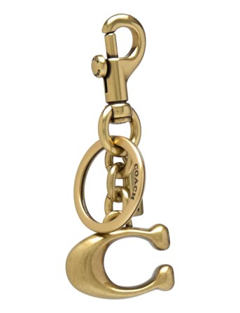 Coach Bag Charm - Gold - ONE SIZE