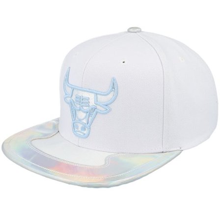 Mitchell & Ness - NBA Vit snapback Keps - Chicago Bulls Day 11 White/Blue Snapback @ Hatstore