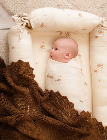 That's Mine Lucca Baby Nest - Beige - 35X 65X 15CM