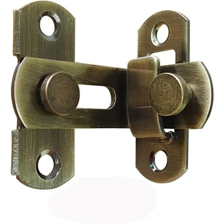 90 Graders Dörrlås Hasp Lås Skjutdörr Lås Stalldörr L, ZQKLA