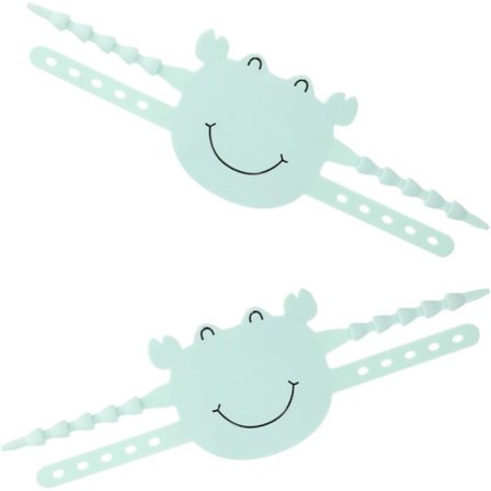 2 stk. Dørgreb Beskyttere Lukker Sød Frø Silikon Dør Stille Lås Pude Dør Slam Forebygger Børneværelse Dør til Skuffe Kop