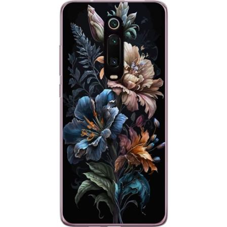 Xiaomi Mi 9T Pro Gjennomsiktig deksel Blomster