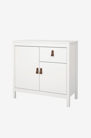 Tvilum - Madrid Sideboard 2 ovea + 1 laatikko - Valkoinen - Senkit & sivupöydät - - Homeroom