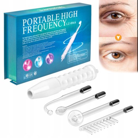 Darsonval Hud- Och Hårvårdsapparat Med 4 Utbytbara Elektroder