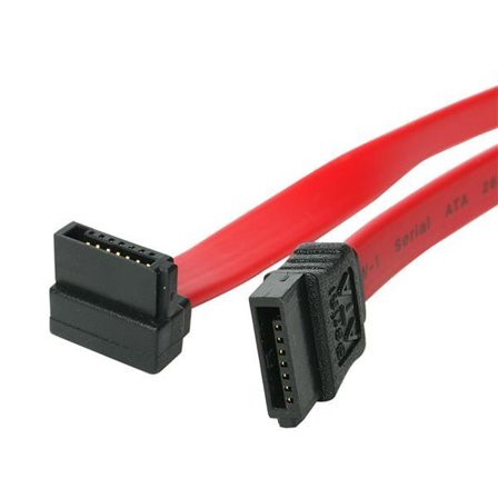 StarTech 18in SATA to Right Angle SATA Serial ATA Cable - 18in SATA Cable - 18 SATA Cable - 18in angled SATA Cable - SATA-kabel - 45.7 cm