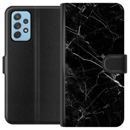 Kompatibelt Lommeboketui til Samsung Samsung Galaxy A52 5G Svart Marmor