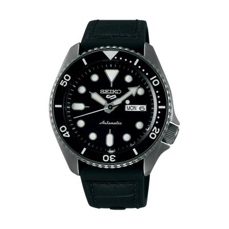 Seiko, Seiko UR - Srpd 65K3 Zwart, Heren, Maat:ONE Size