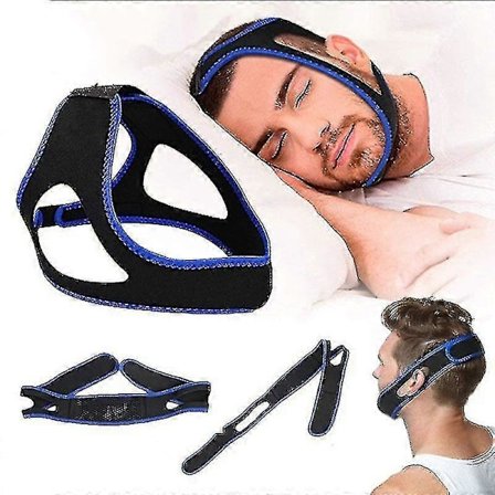 Neopren Anti-snorke Hakestropp Stopp Snorking Kjevebelte Snorkestopper Søvn Anti Apné Hakestøtte Stropper Nattsøvn Hjelpemidler Ny