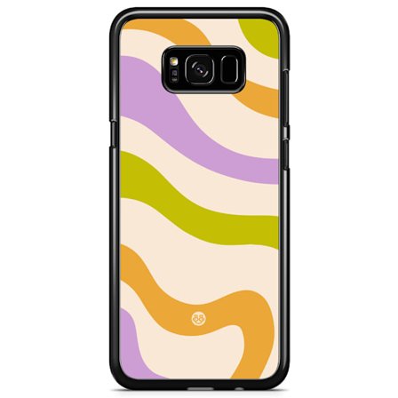 Bjornberry Skal Samsung Galaxy S8 - Grön/orange 70-tal