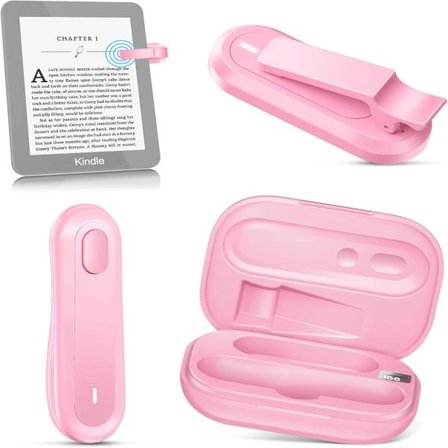 Sivunvaihtaja Kindle PaperWhitelle, Kaukosäädin Kindle iPad iPhonelle, Langaton Klikkeri Sängyssä Lukemiseen Ki