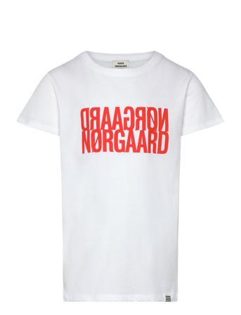 Single Organic Tuvina Tee Tops T-Kortærmet Skjorte White Mads Nørgaard