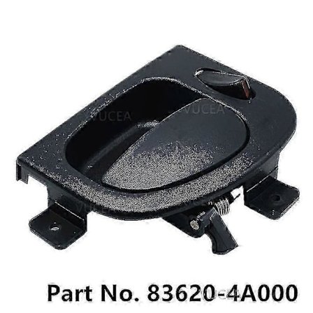 Original Hyundai H1 H-1 Starex I800 96-07 Ekte høyre bakdørhåndtak med låsebeskyttelsesdeksel Delenummer 83620-4a000 og 83620-4a000lk