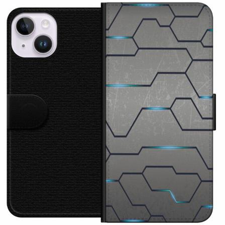 Apple Iphone 14 Plånboksfodral Mönster