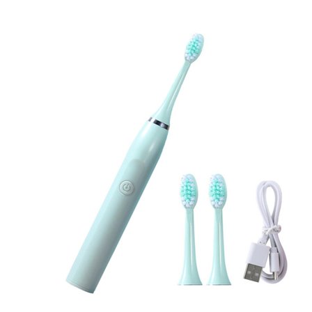 Ultralyds elektrisk tandbørste med 3 børstehoveder til voksne, 1 opladning i 180 dage, 5 tilstande, 19800VPM drevet tandbørste