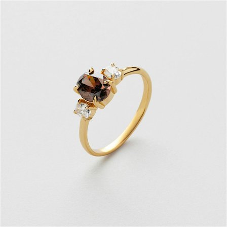 Trio Espresso Ring