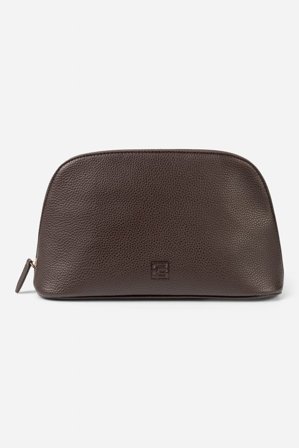 CAMILLA PIHL - Cosmetic Pouch Large - Dark brown SizeOne Size
