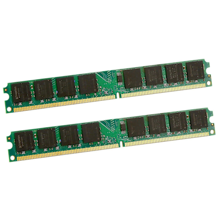 2x 2gb Ddr2 Ram Hukommelse 1.8v 800mhz Pc2 6400 Pc Ram Memoria Til Intel Desktop Hukommelse Dimm 240pins