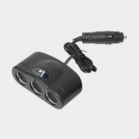 Cigarettænderstik, udenpåliggende, rektangulært, 12 V