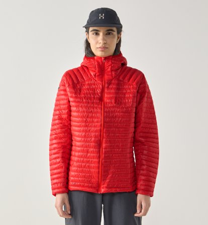 Haglöfs L.I.M Mimic II Hood Women Tech Red - Dam - XXL