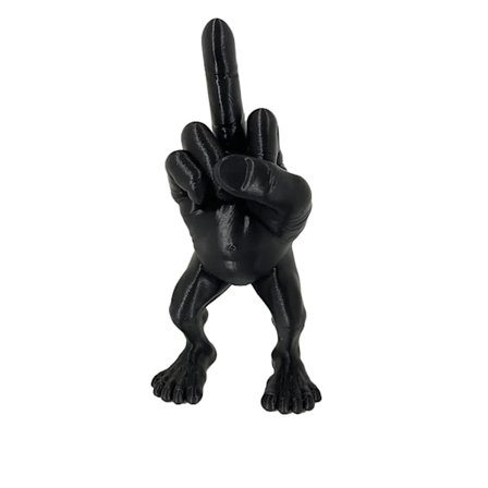 Langefinger Statue Sjov Figur Gag Gave Boligdekoration