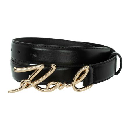 Karl Lagerfeld Riem , Zwart , Dames , Maat: S Riemen