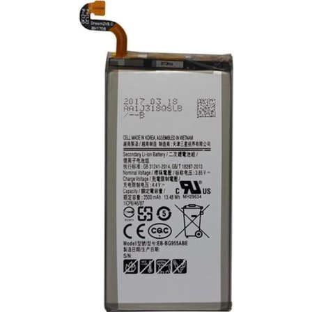 Batteri - WEWOO - EB-BG955ABA - 3500mAh - Li-Polymer - Kompatibel med Samsung Galaxy S8+