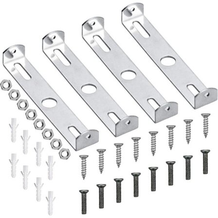 Pakke med 4 loftlysplader 95 mm loftlysholdere med skruer tilbehør til hjemmekontorets loftsbelysning