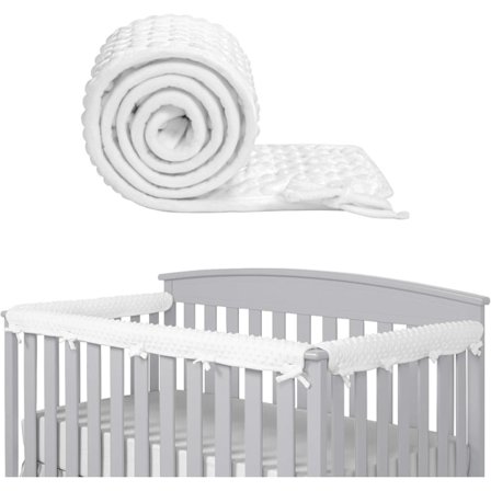 Sengehest 3 Stykker Åndbar Mesh Sengebeskytter 128x18cm/68x18cm Sengekofanger Sengegitter Sengekant Sengegavl Sammenklappelig Sengehest Beskyttelse 