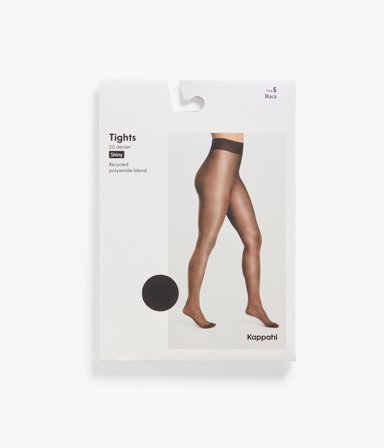 Kappahl | 20 den sukkahousut shiny | Musta