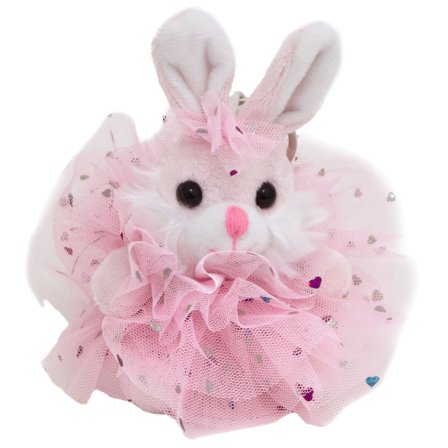 Nyckelring Kanin med Rosa Kjol 9 cm